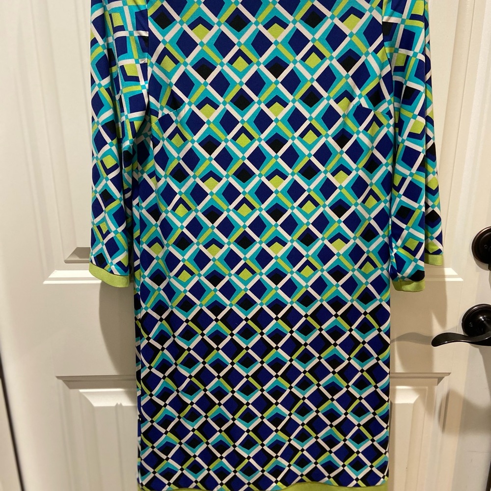 Eliza J dress size 10. A small pull on back, shown in picture.